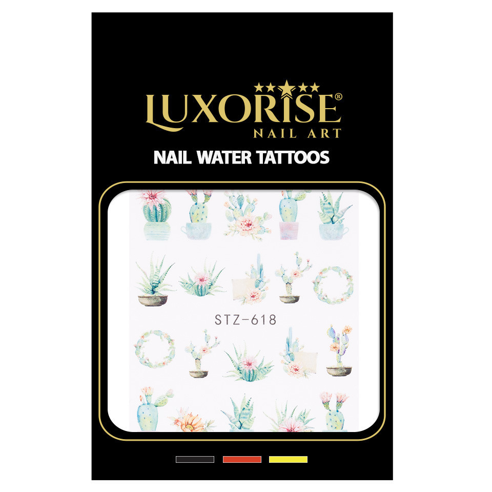 Tatuaj Unghii LUXORISE Flower Desert, STZ-618 - 1 | YEO