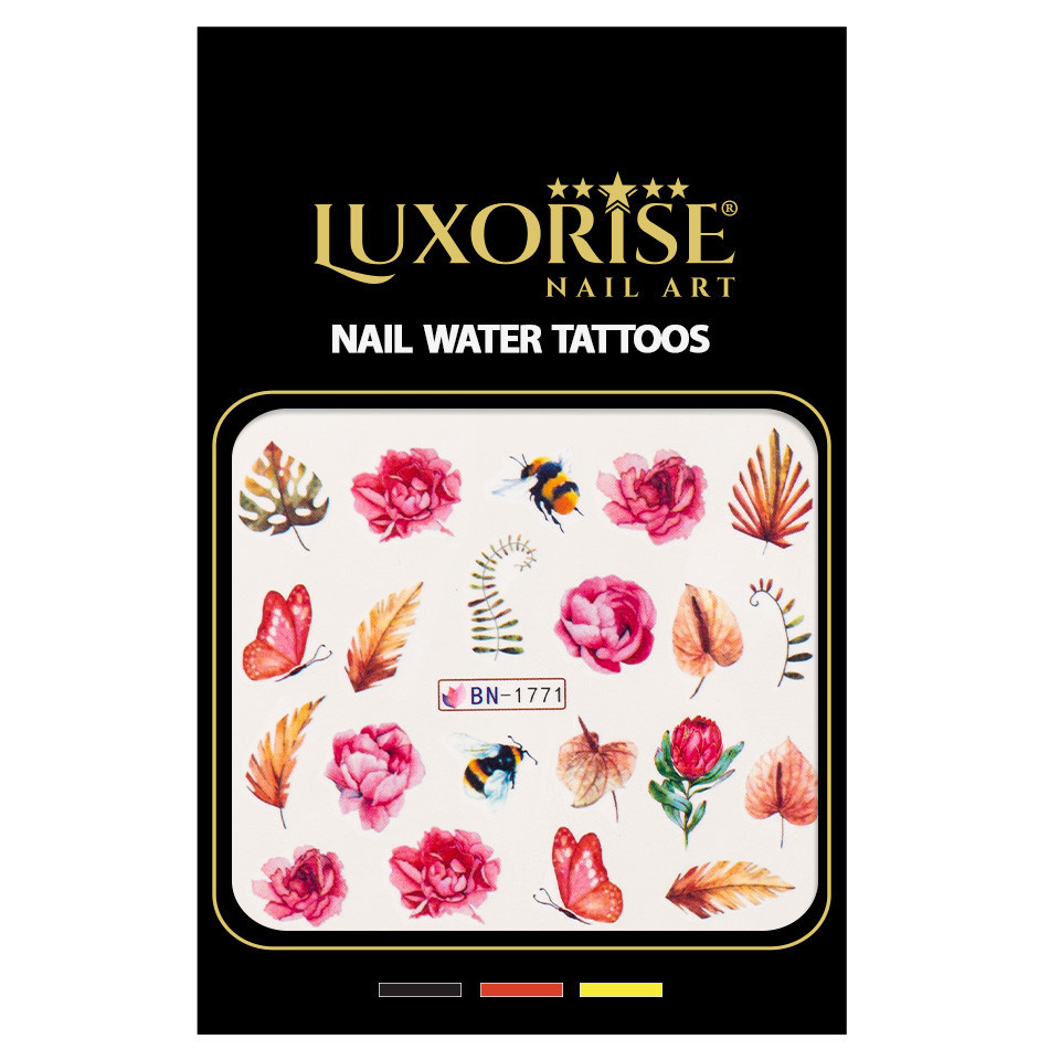 Tatuaj Unghii LUXORISE Flower Grace, BN-1771 - 1 | YEO