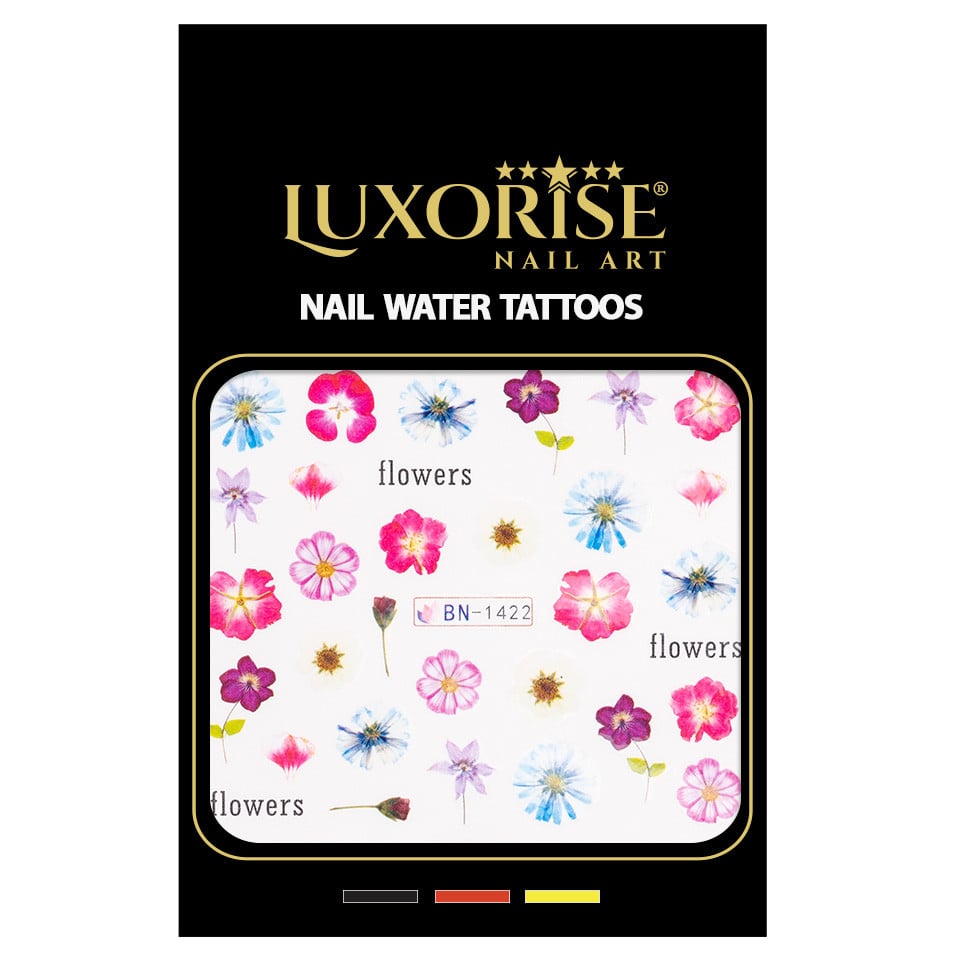 Tatuaj Unghii LUXORISE Flower Rich, BN-1422 - 1 | YEO