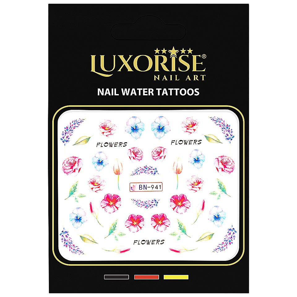 Tatuaj Unghii LUXORISE Flower Supreme, BN-941 - 1 | YEO