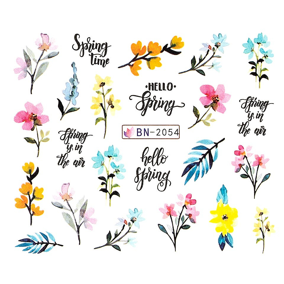 Tatuaj Unghii LUXORISE Hello Spring, BN-2054