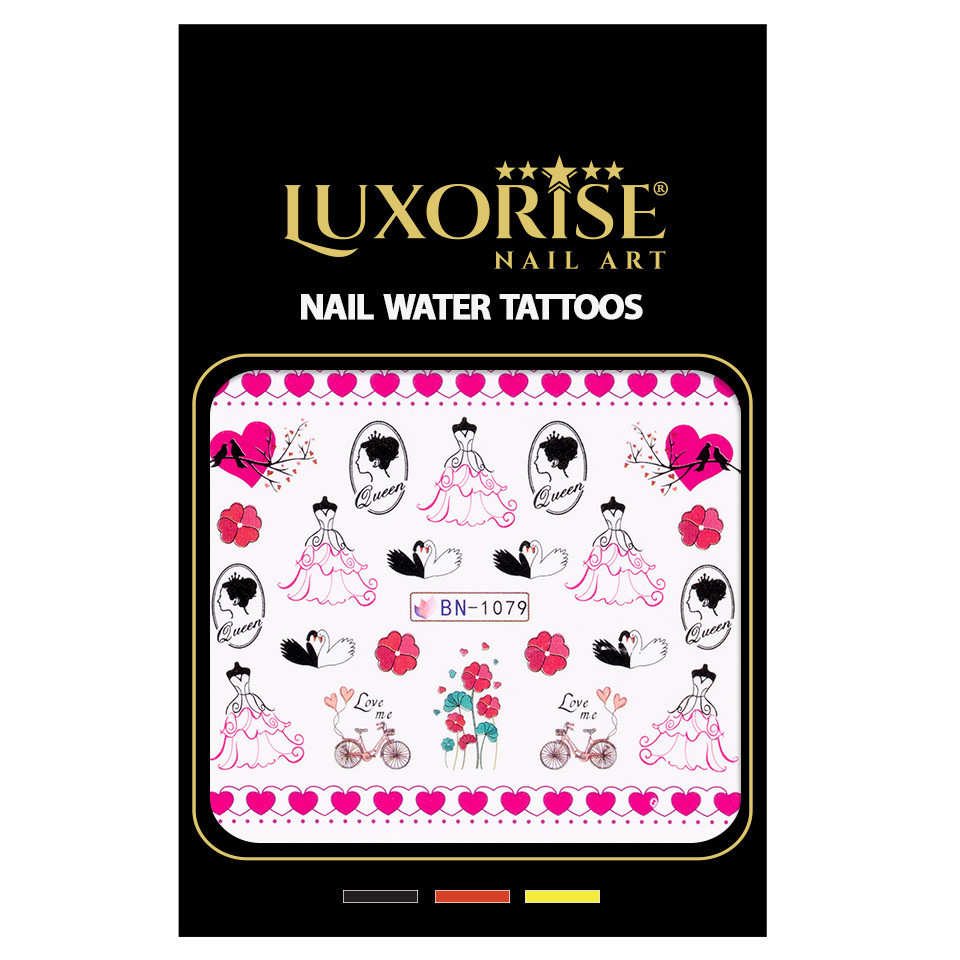 Tatuaj Unghii LUXORISE Retro Love, BN-1079 - 1 | YEO