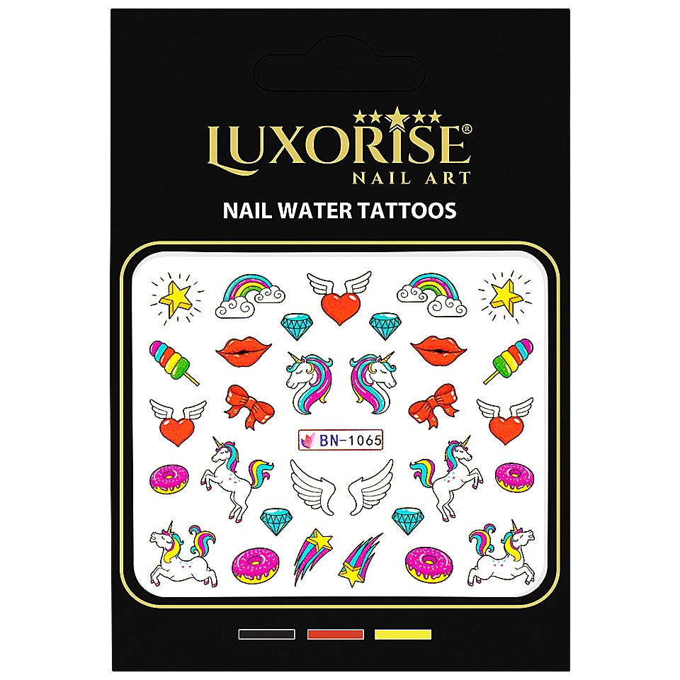 Tatuaj Unghii LUXORISE Unicorn Kiss, BN-1065 - 1 | YEO