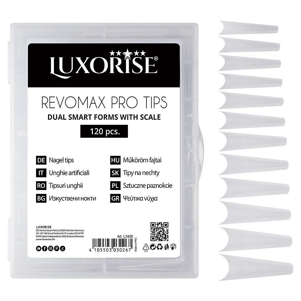 Tipsuri Reutilizabile REVOMAX PRO TIPS LUXORISE - Ballerina, 120 buc - 2 | YEO