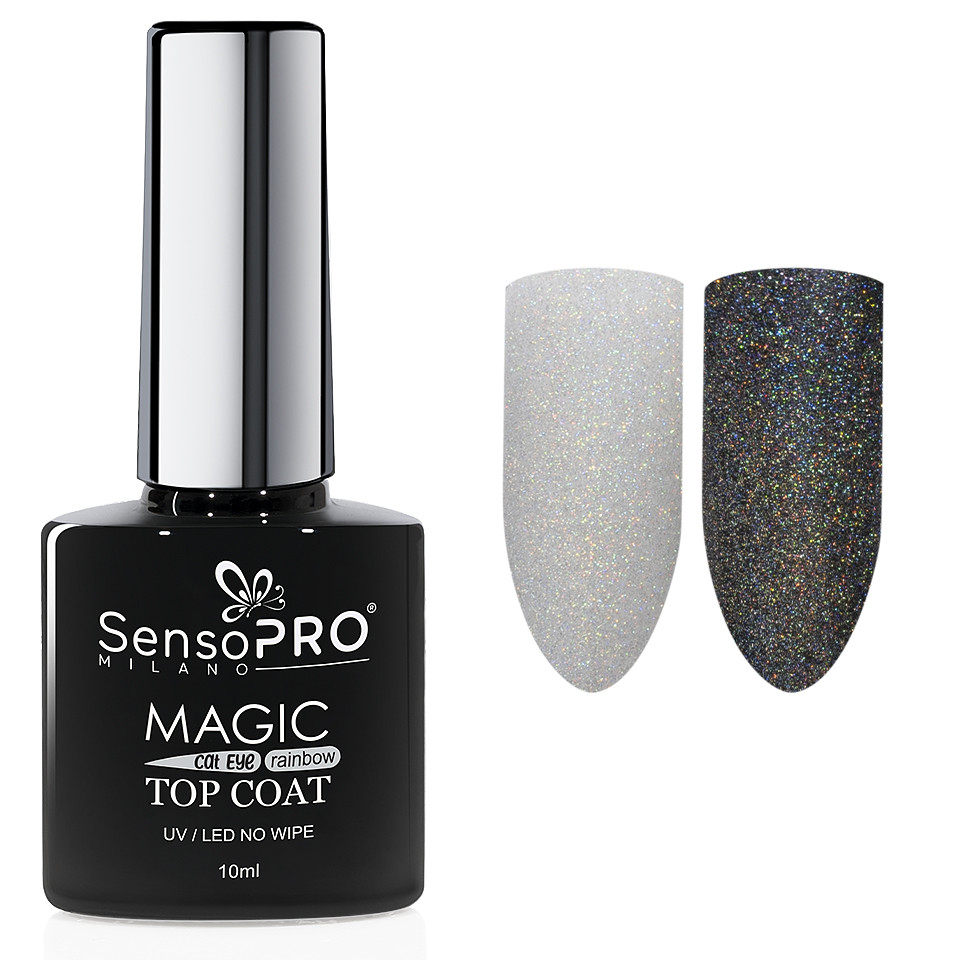 Top Coat Cat Eye SensoPRO Milano 10ml, Rainbow - 4 | YEO