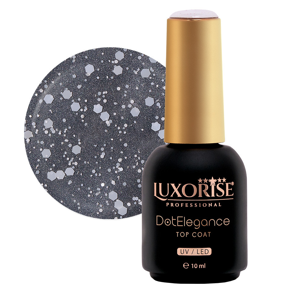 Top Coat LUXORISE - Dot Elegance, White Whisp 10ml - 1 | YEO