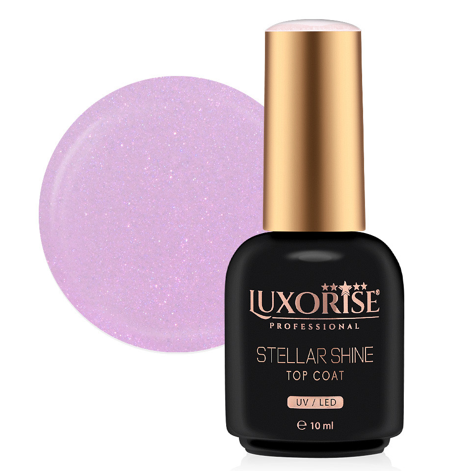 Top Coat LUXORISE - STELLAR SHINE Pulsar Pink 10ml