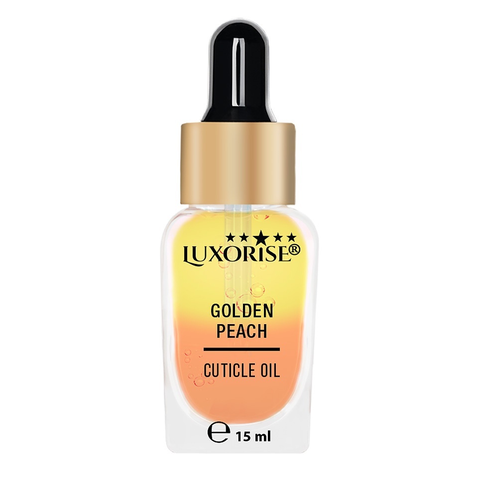 Ulei cuticule Golden Peach - LUXORISE,15ml