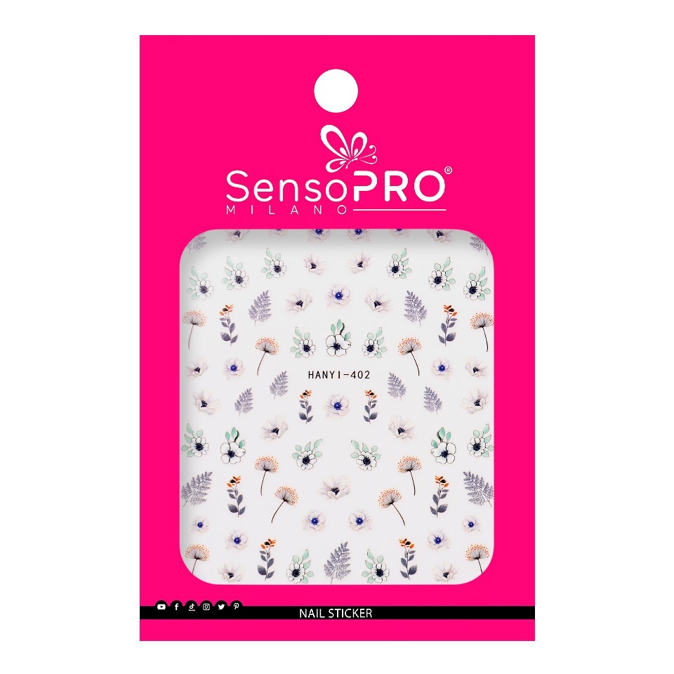 Abtibild Unghii SensoPRO Milano - Fern Fantasy - 1 | YEO