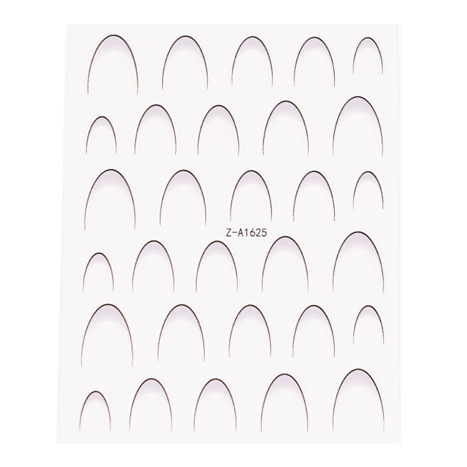 Abtibild Unghii SensoPRO Milano - French Ombre Grey - 1 | YEO