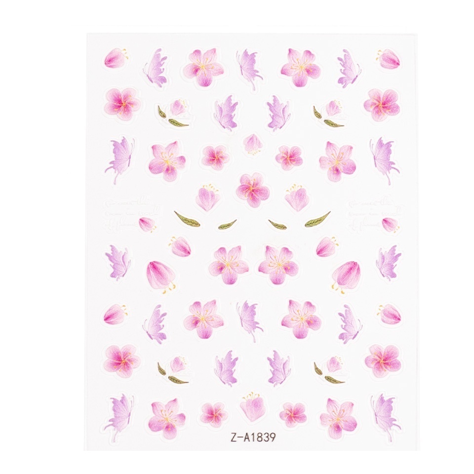 Abtibild Unghii SensoPRO Milano - Pink Blossom - 1 | YEO