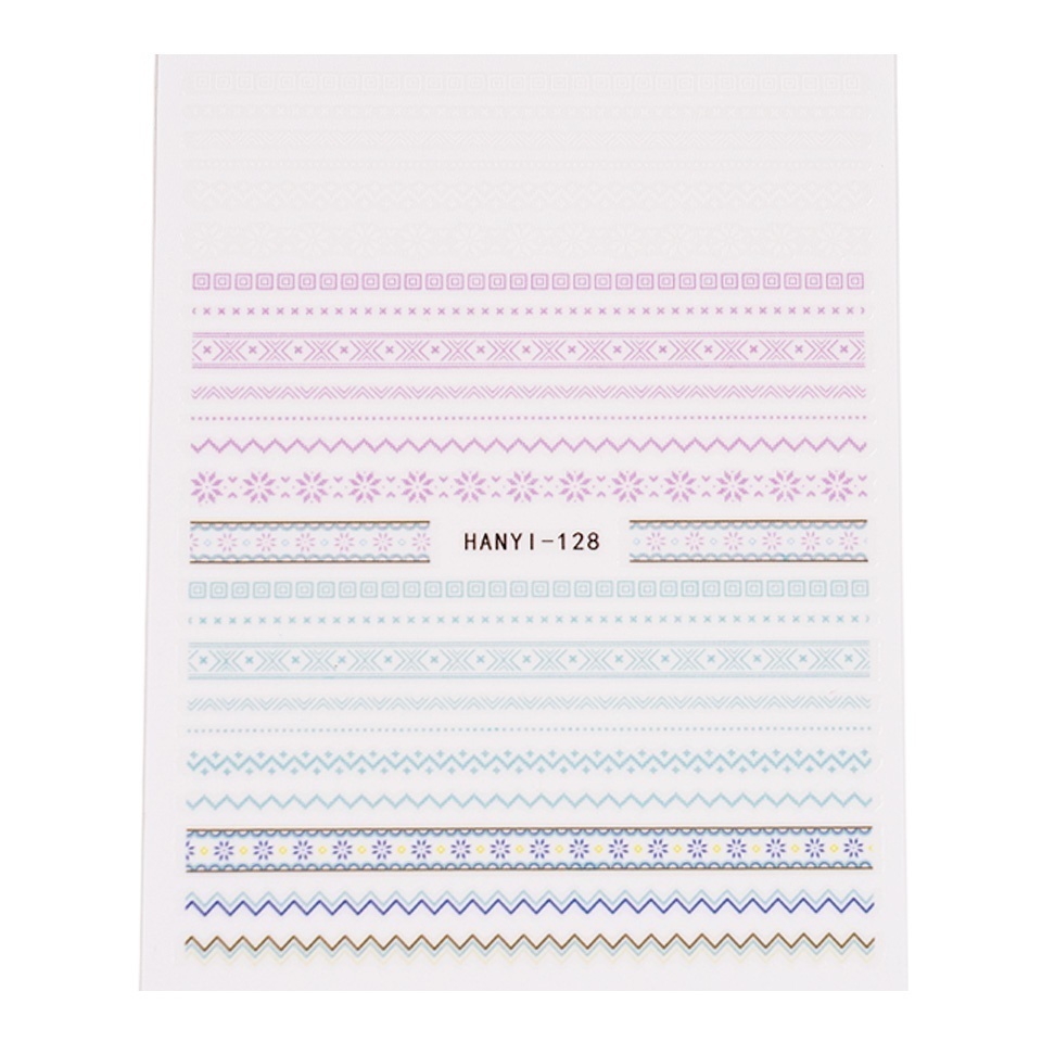 Abtibild Unghii SensoPRO Milano - Snowy Lace - 1 | YEO