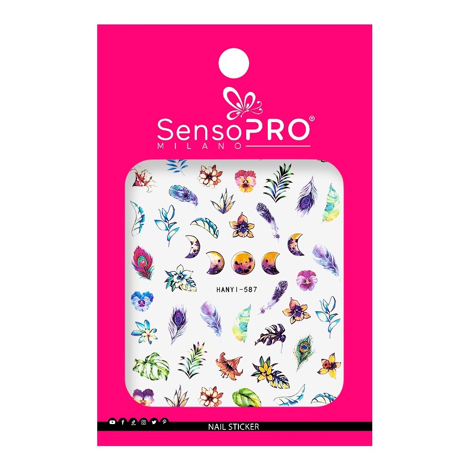 Abtibilduri Unghii SensoPRO Milano Dreamy Spirit, model HANYI-587 - 1 | YEO