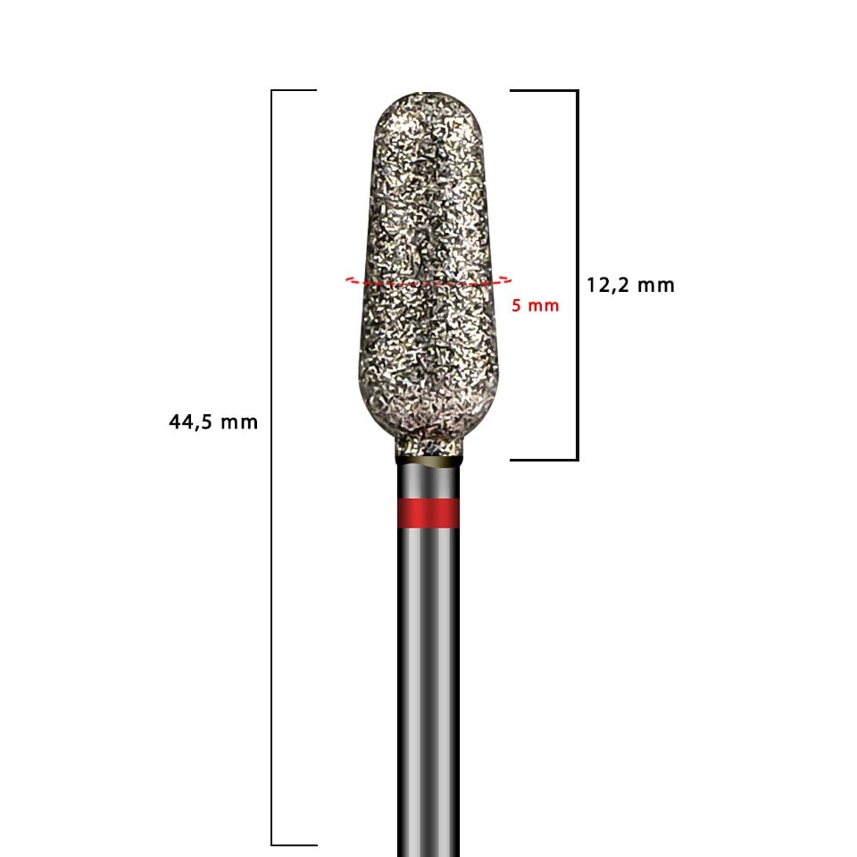 Capat Freza Diamantat Con Robust Rosu, LUXORISE - 3 | YEO