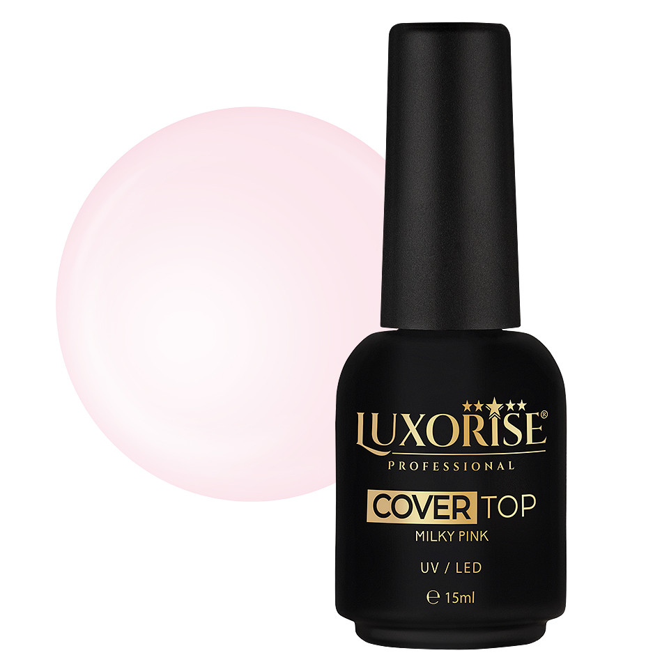 Cover Top Coat Milky Pink LUXORISE, 15ml