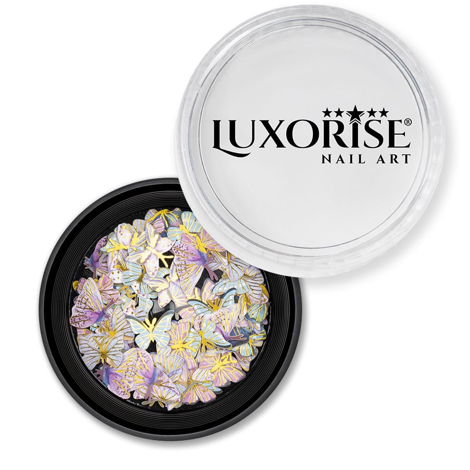 Decoratiuni Unghii Nail Art LUXORISE, Butterfly Sunrise - 1 | YEO