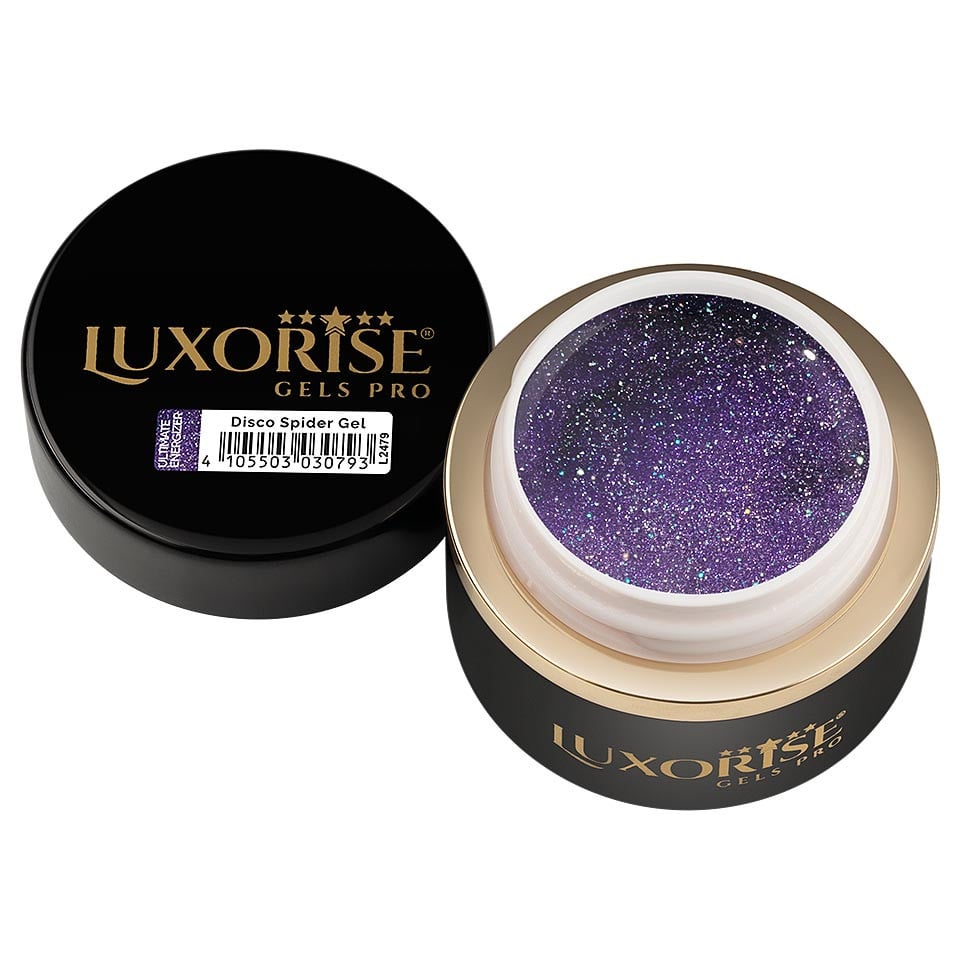 Disco Spider Gel LUXORISE, Iris Purple - Ultimate Energizer, 5ml - 2 | YEO