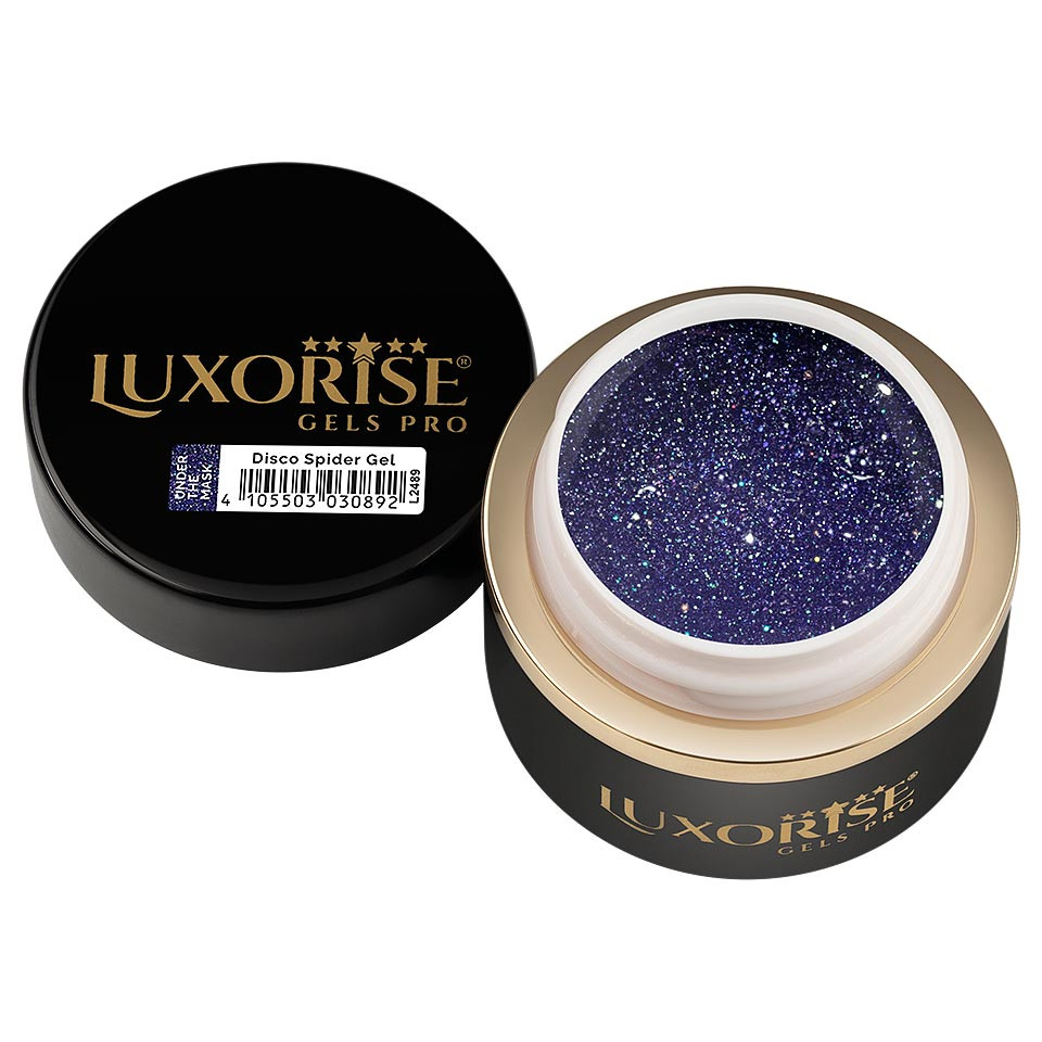 Disco Spider Gel LUXORISE, Violet - Under the Mask, 5ml - 2 | YEO