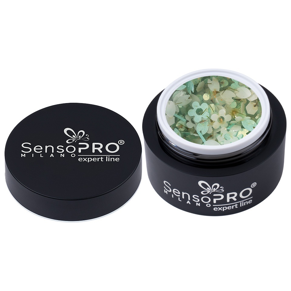 Gel Colorat UV Bloom Dream SensoPRO Milano Expert Line-Mint Mirage 5 ml - 2 | YEO