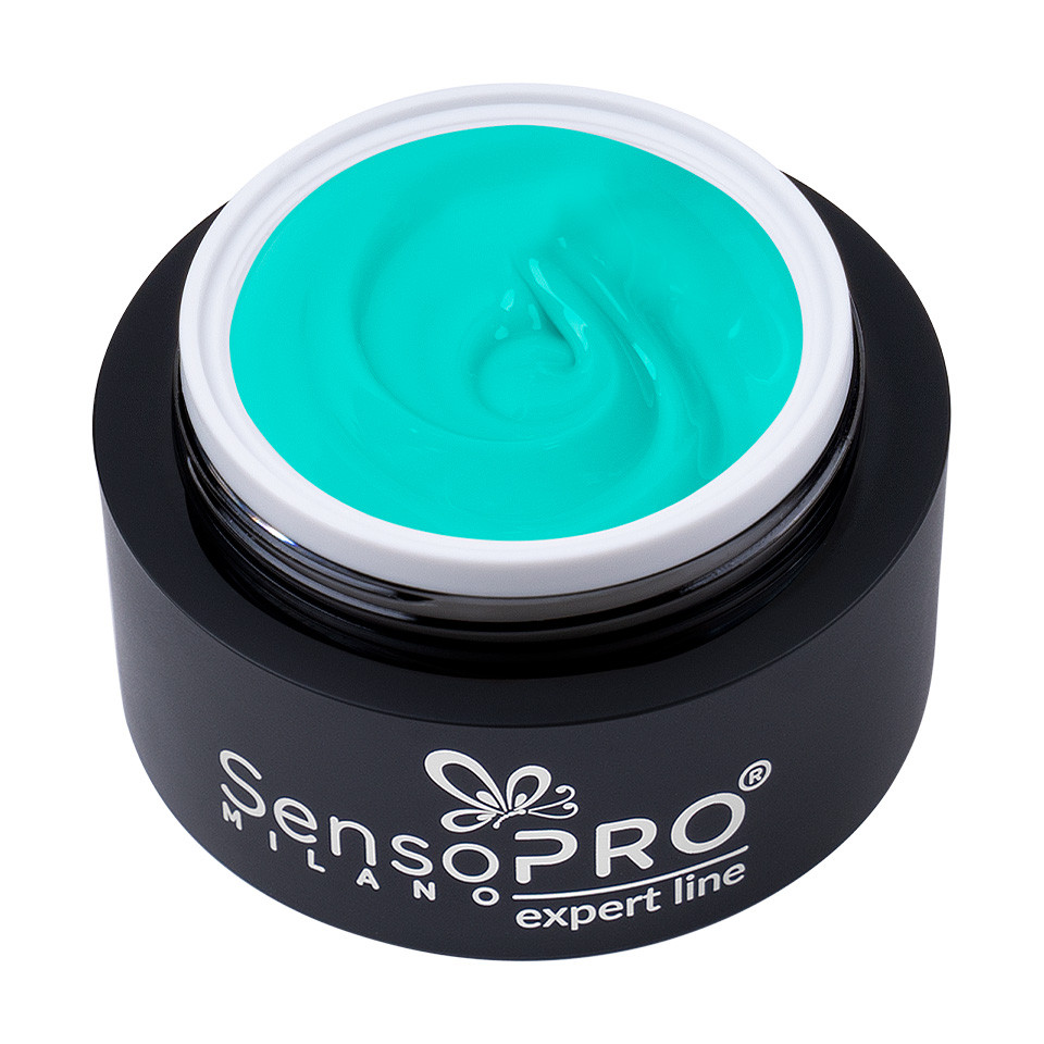 Gel Colorat UV SensoPRO Milano Expert Line - Teal Wink 5ml - 2 | YEO