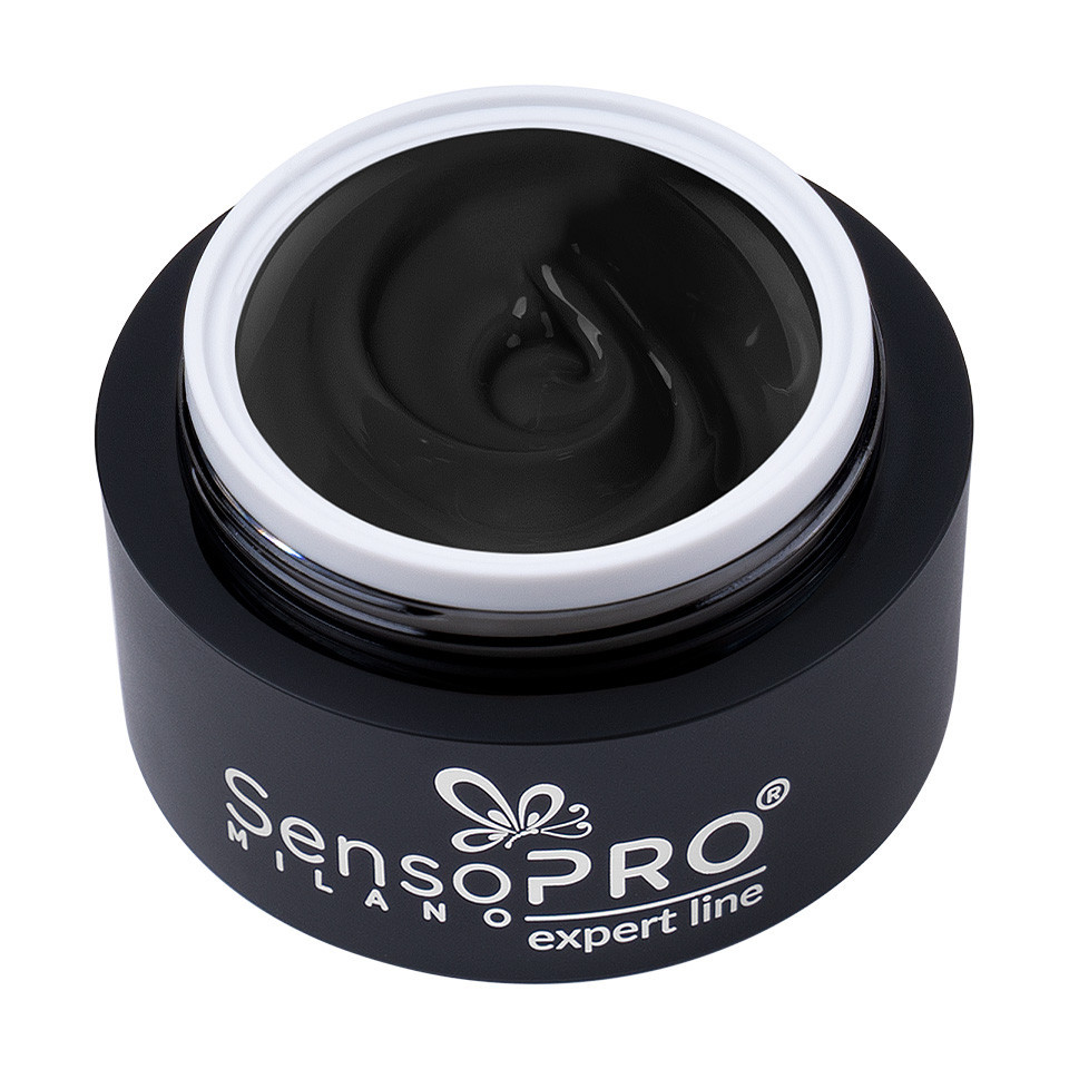 Gel Colorat UV SensoPRO Milano Expert Line - Timeless Black 5ml - 1 | YEO