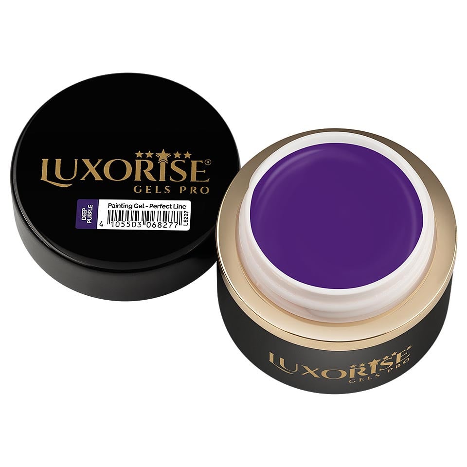 Gel Pictura Unghii LUXORISE Perfect Line - Deep Purple, 5ml - 1 | YEO