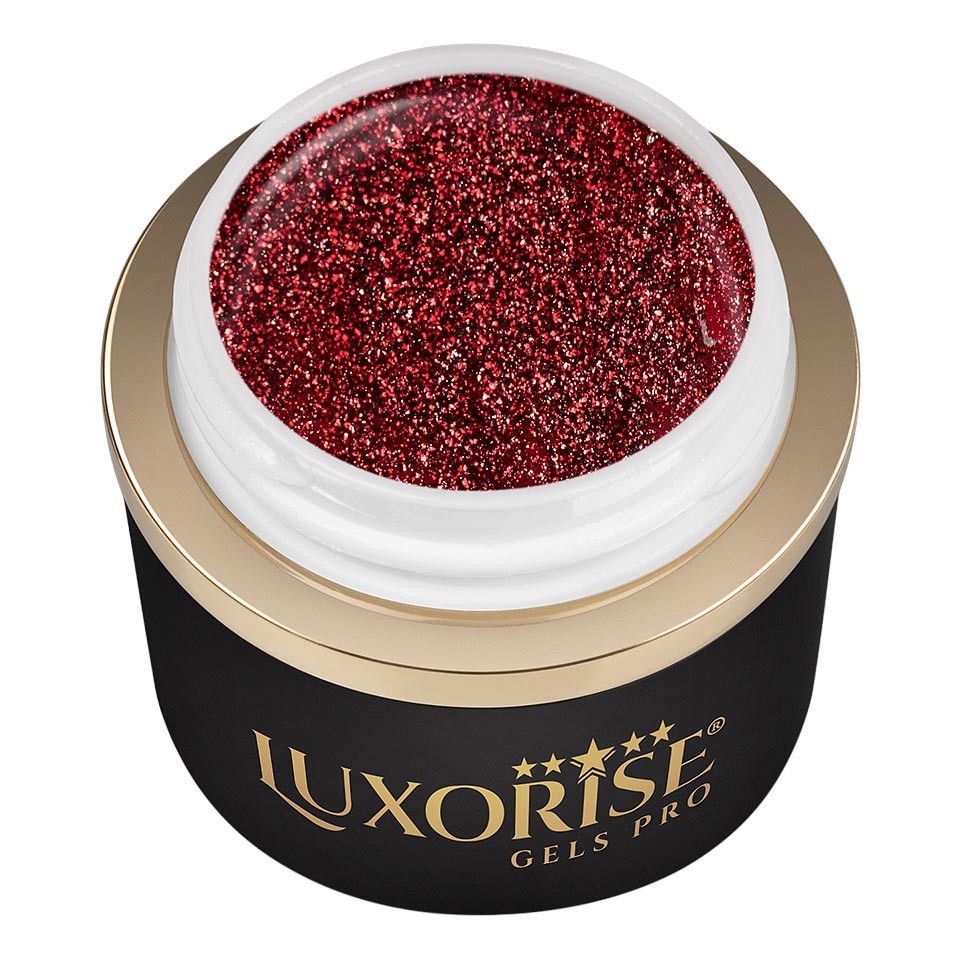 Gel Pictura Unghii LUXORISE Perfect Line - Red Glam, 5ml - 2 | YEO