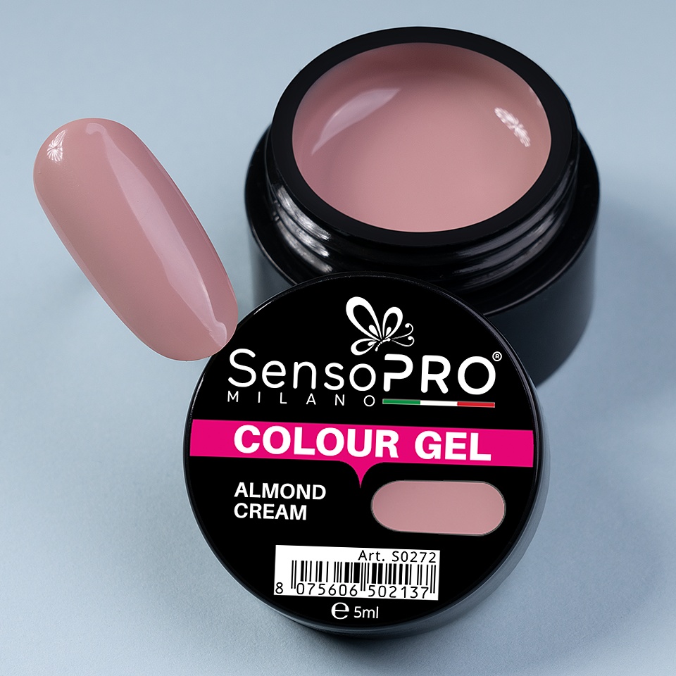 Gel UV Colorat Almond Cream, SensoPRO Milano - 3 | YEO