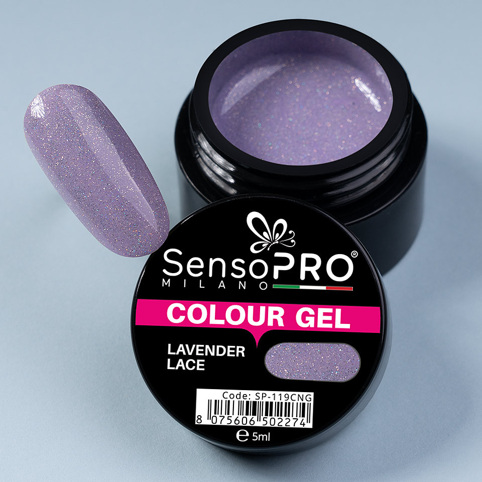 Gel UV Colorat Lavender Lace 5ml, SensoPRO Milano - 3 | YEO