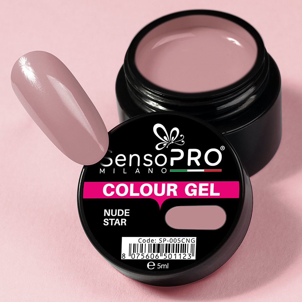 Gel UV Colorat Nude Star 5ml, SensoPRO Milano - 3 | YEO