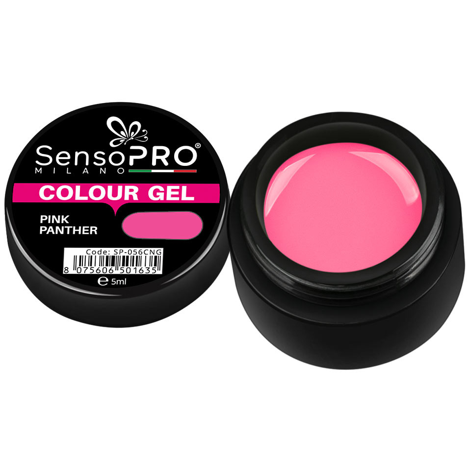 Gel UV Colorat Pink Panther 5ml, SensoPRO Milano