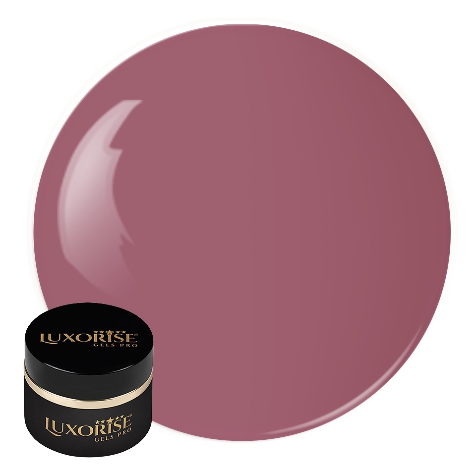 Gel UV Constructie Unghii RevoFlex LUXORISE 15ml, Cover Pink - Dark