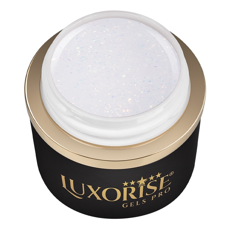 Gel UV Constructie Unghii RevoFlex LUXORISE 30ml, Angelic Glimmer - 2 | YEO