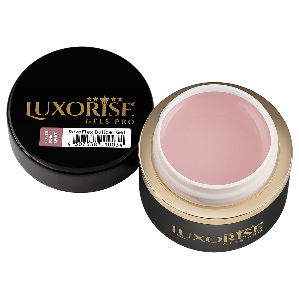 Gel UV Constructie Unghii RevoFlex LUXORISE 30ml, Cover Pink - Light - 1 | YEO