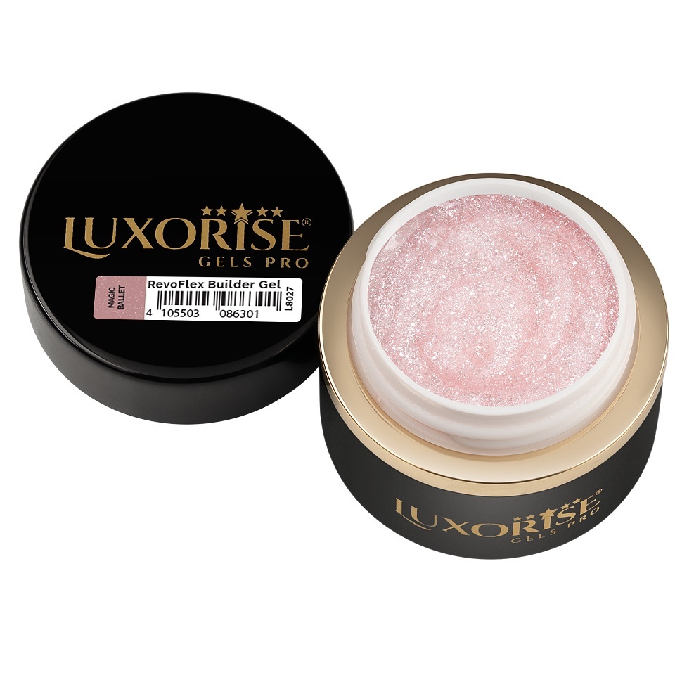 Gel UV Constructie Unghii RevoFlex LUXORISE 30ml, Magic Ballet - 1 | YEO