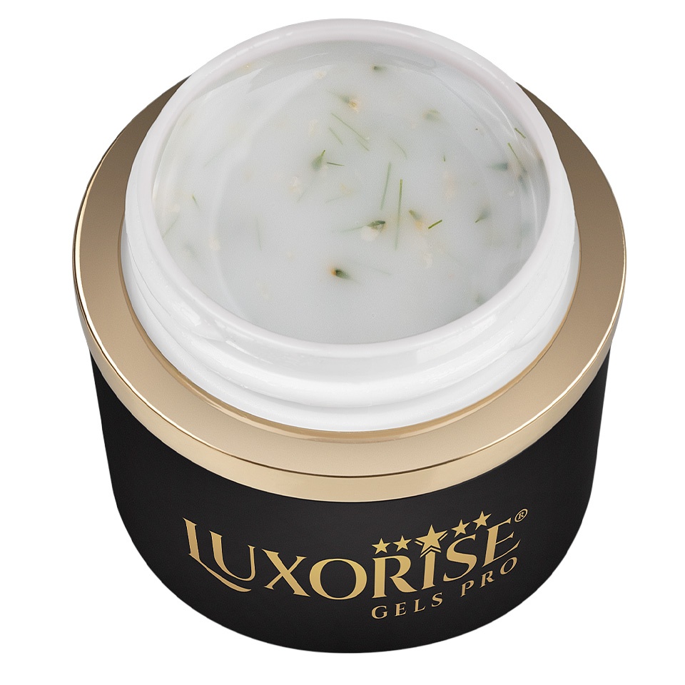 Gel UV Constructie Unghii RevoFlex Silk Petal LUXORISE 15ml, White Daydream