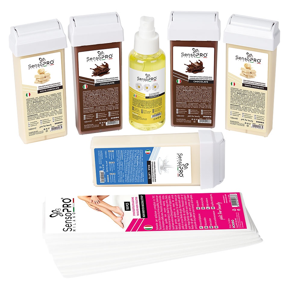 Kit Epilare Ceara Consumabile SensoPRO Milano, Chocolate Delight