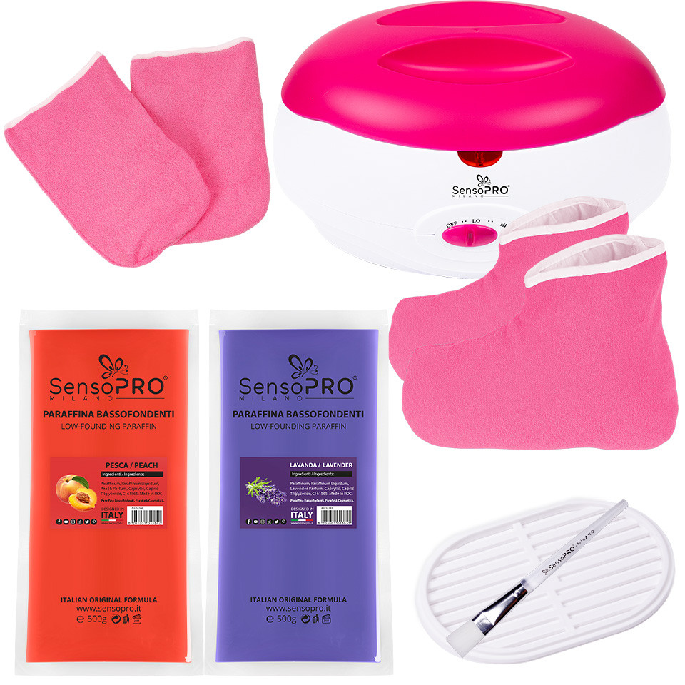 Kit Parafina cu incalzitor parafina SensoPRO + accesorii + CADOU