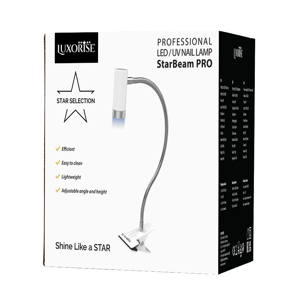 Lampa Unghii UV / LED StarBeam PRO - LUXORISE, White - 2 | YEO