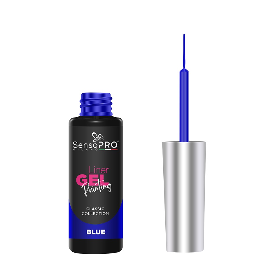 Liner Gel UV Pictura Unghii SensoPRO Milano Classic - Blue 8ml - 1 | YEO