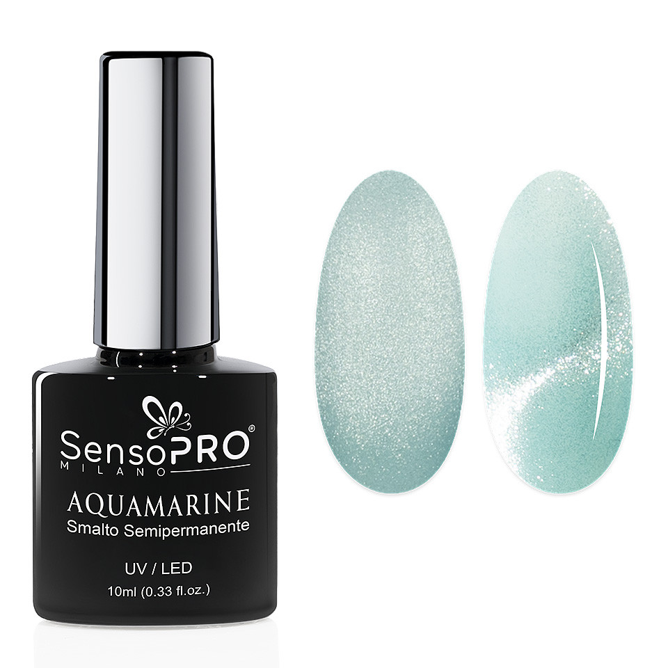 Oja Semipermanenta Aquamarine SensoPRO Milano 10ml, Brilliance Reflection - 1 | YEO