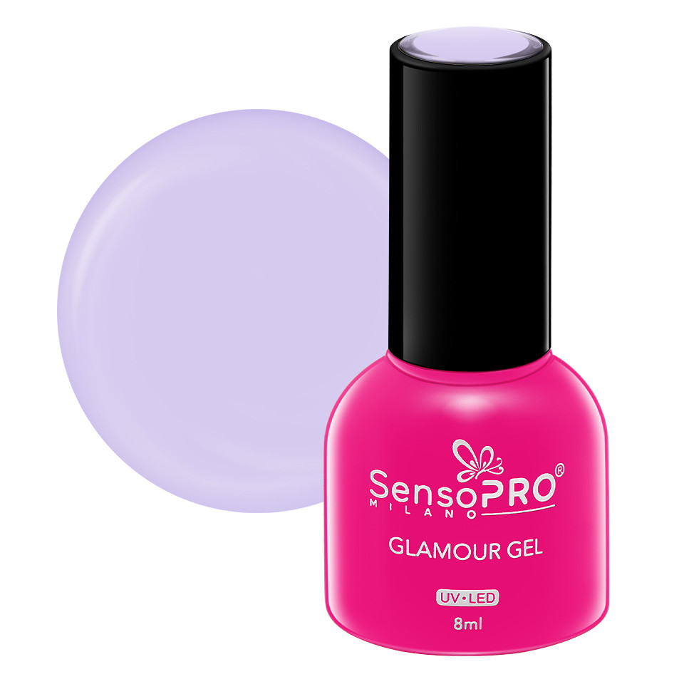 Oja Semipermanenta Glamour Gel SensoPRO Milano 8ml, Lovely Lavender #44