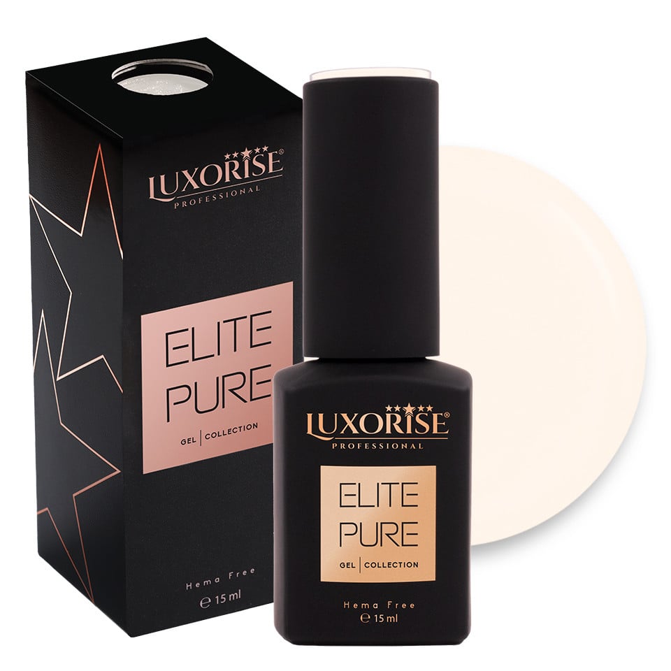 Oja Semipermanenta Hema Free LUXORISE ELITE PURE- Lily White, 15ml