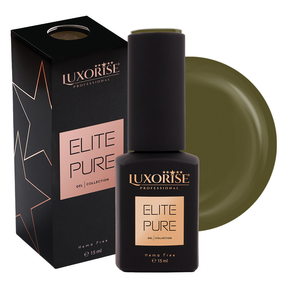 Oja Semipermanenta Hema Free LUXORISE ELITE PURE- Opulent Olive, 15ml