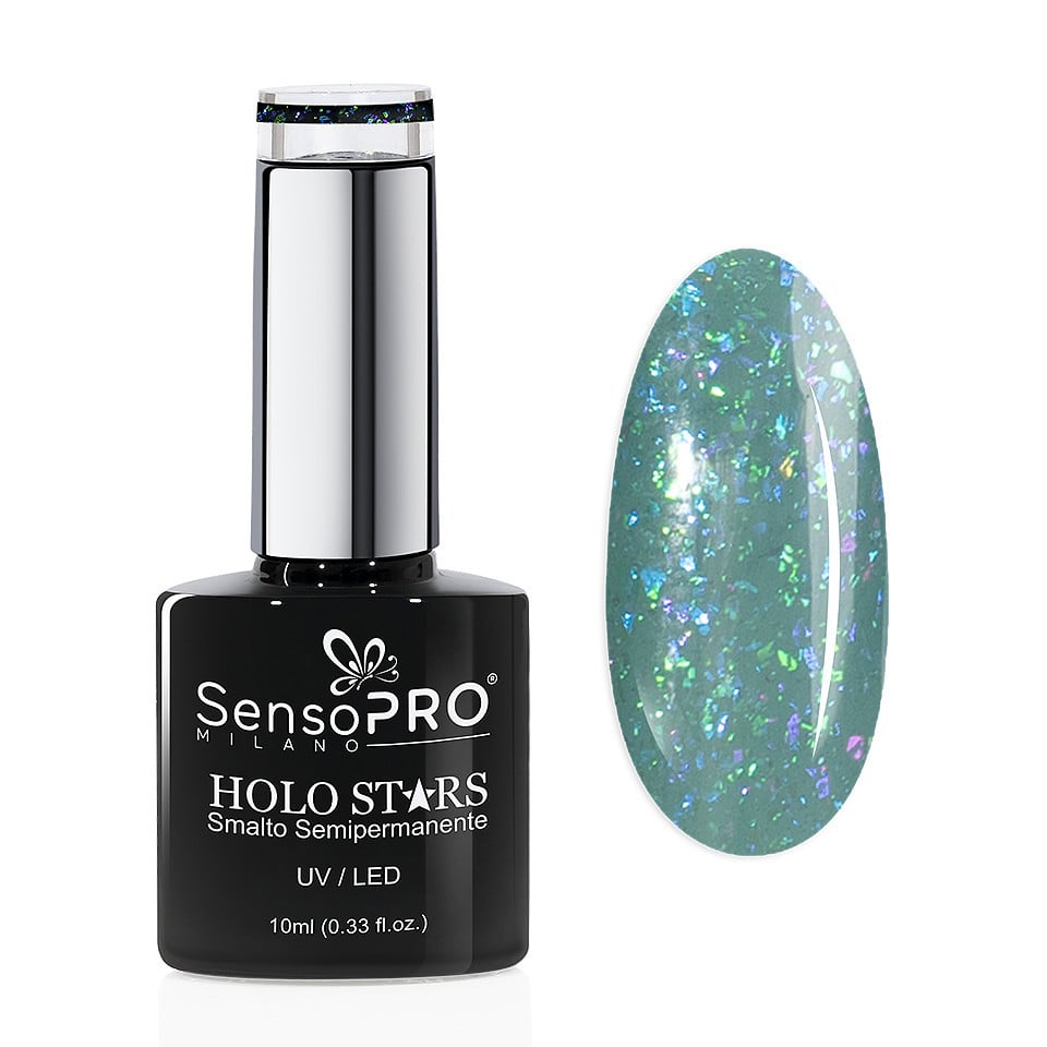 Oja Semipermanenta Holo Stars SensoPRO Milano 10ml, Space Mermaid #24 - 1 | YEO