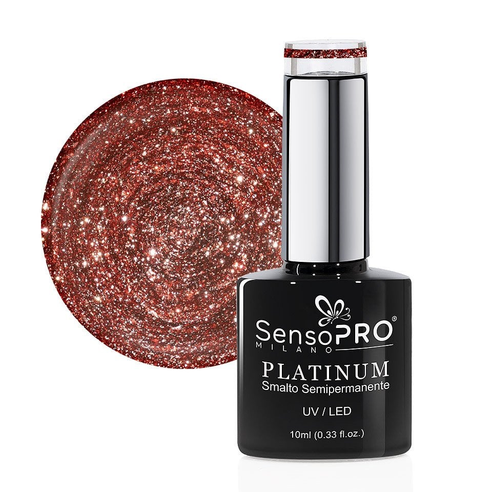 Oja Semipermanenta Platinum SensoPRO Milano 10ml, Ruby Heart #34