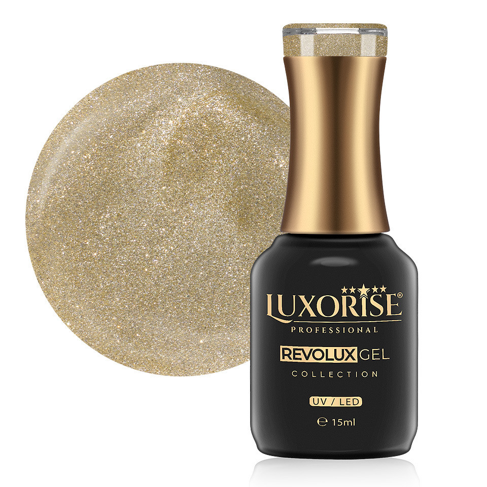 Oja Semipermanenta Revolux LUXORISE, Golden Muse 15ml