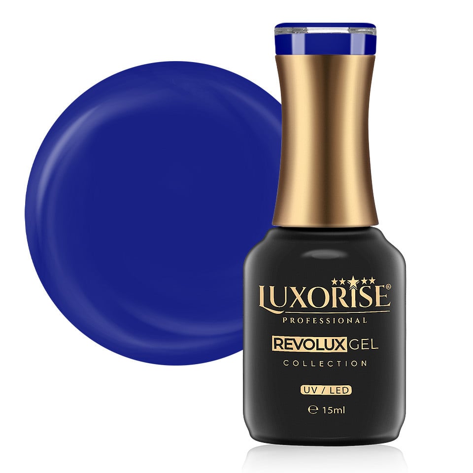 Oja Semipermanenta Revolux LUXORISE, Hot Blue 15ml