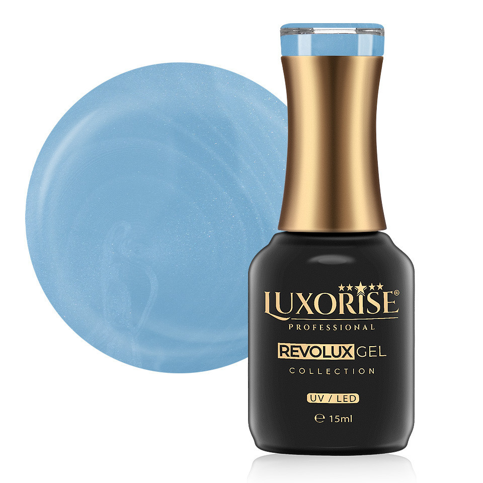 Oja Semipermanenta Revolux LUXORISE, Placid Blue 15ml