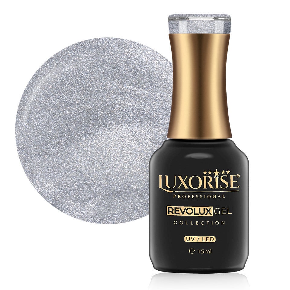 Oja Semipermanenta Revolux LUXORISE, Silver Diva 15ml